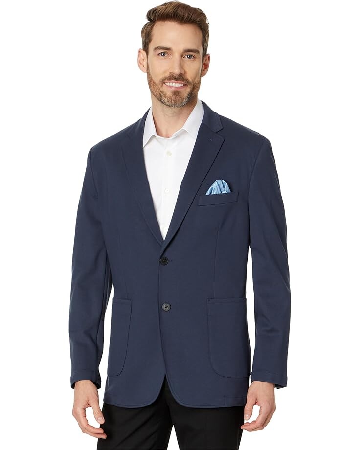 

Блейзер Johnston & Murphy Xcflex Solid Knit, темно-синий