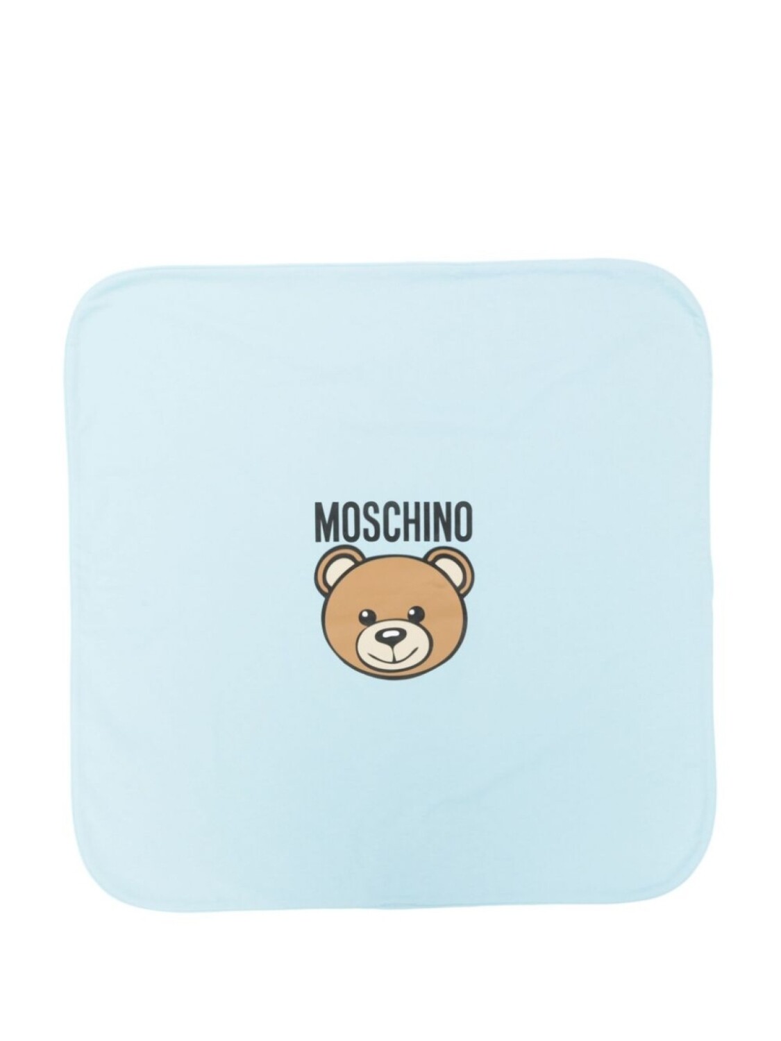 

Moschino Kids одеяло с принтом, синий
