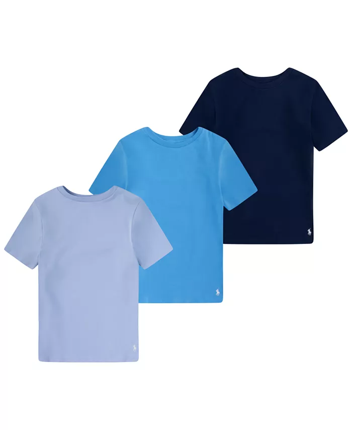 

Футболки с круглым вырезом для мальчиков, 3 шт Polo Ralph Lauren, синий