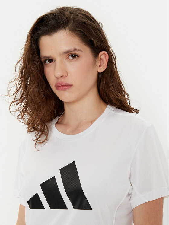 Техническая футболка стандартный крой Run It IN0111 Adidas, белый — фото 4