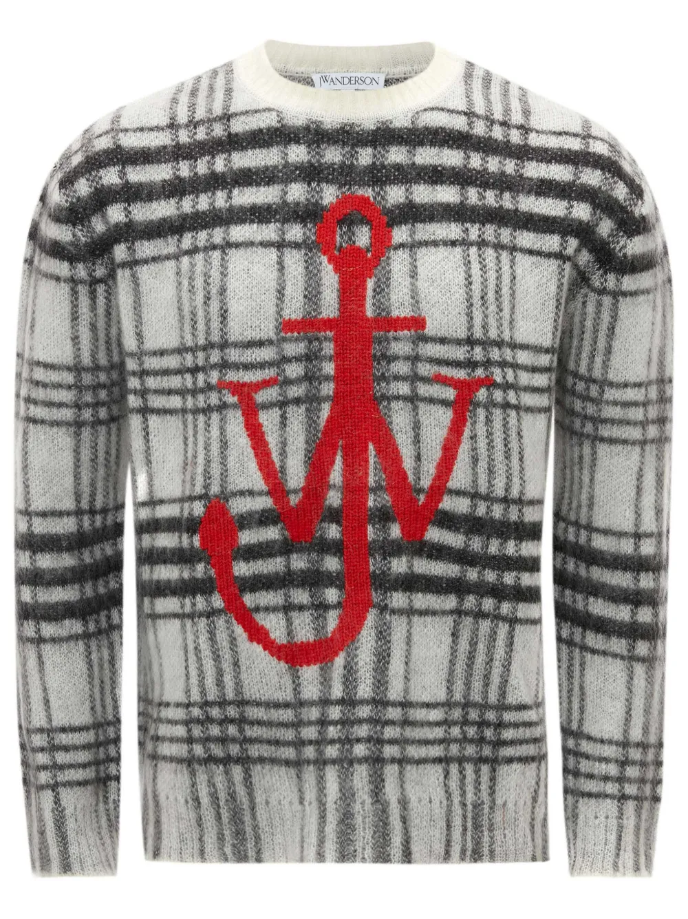

Джемпер в клетку тартан JW ANDERSON, белый
