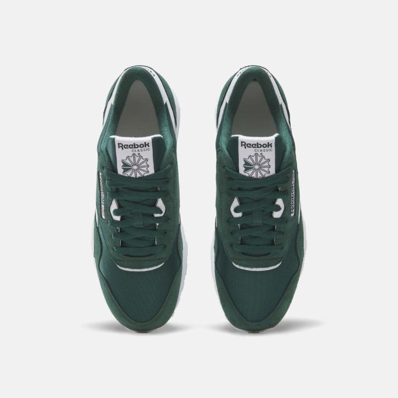 Мужские кроссовки Reebok Classic Nylon, белый/зеленый — фото 2