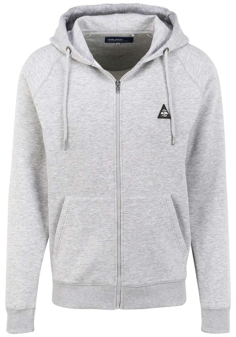 

Худи BLEND Zip-Up Hoodie Nuka, серый