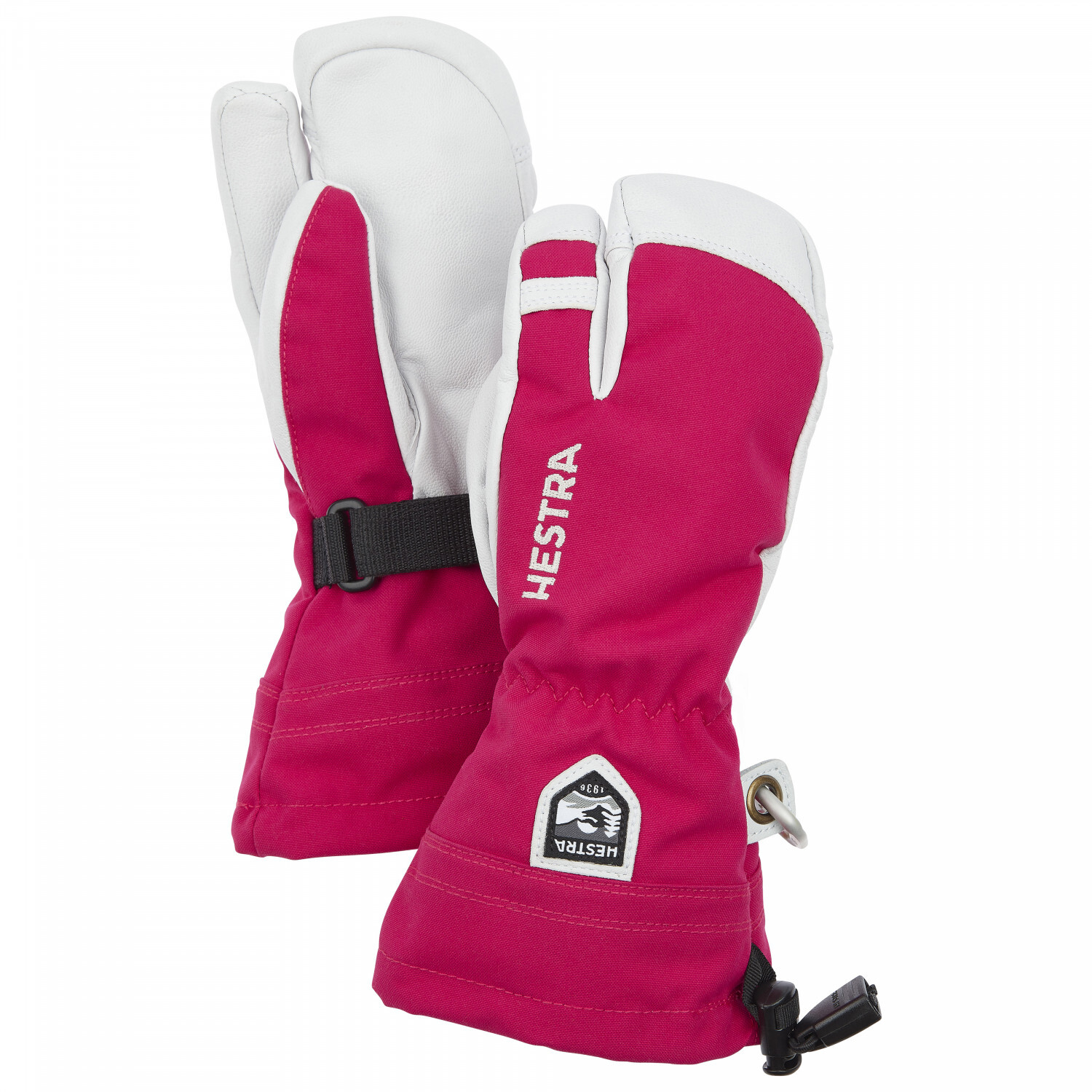 

Перчатки Hestra Army Leather Heli Ski 3 Finger, цвет Fuchsia