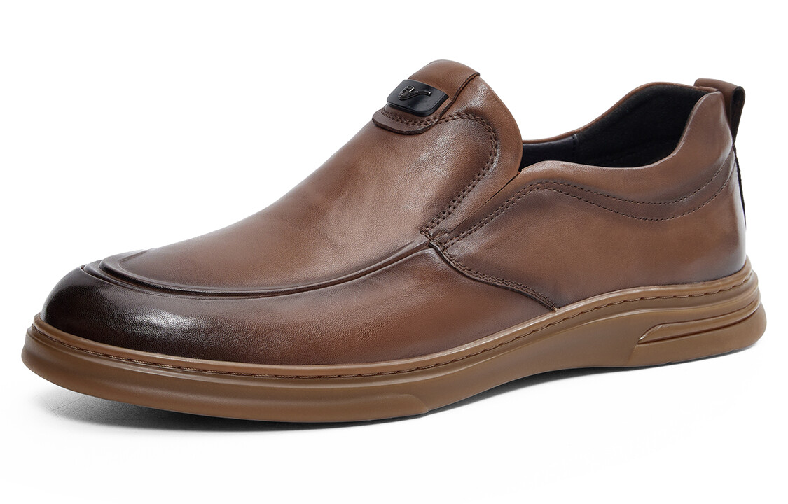

Туфли мужские Men"s Casual Men Low-Top Yellow-brown Trumppipe