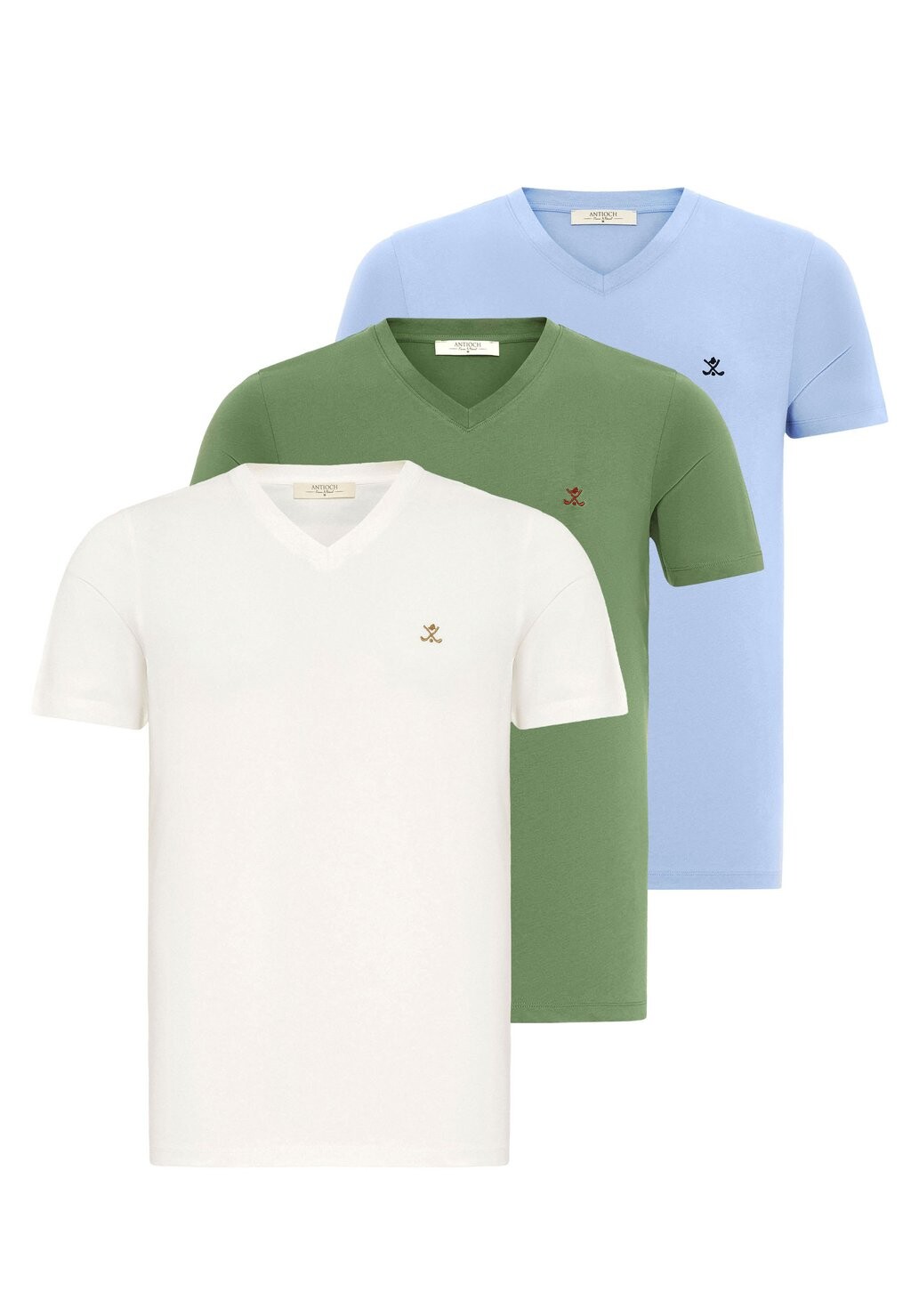 

Базовая футболка CHASE 3 PACK Antioch, серый