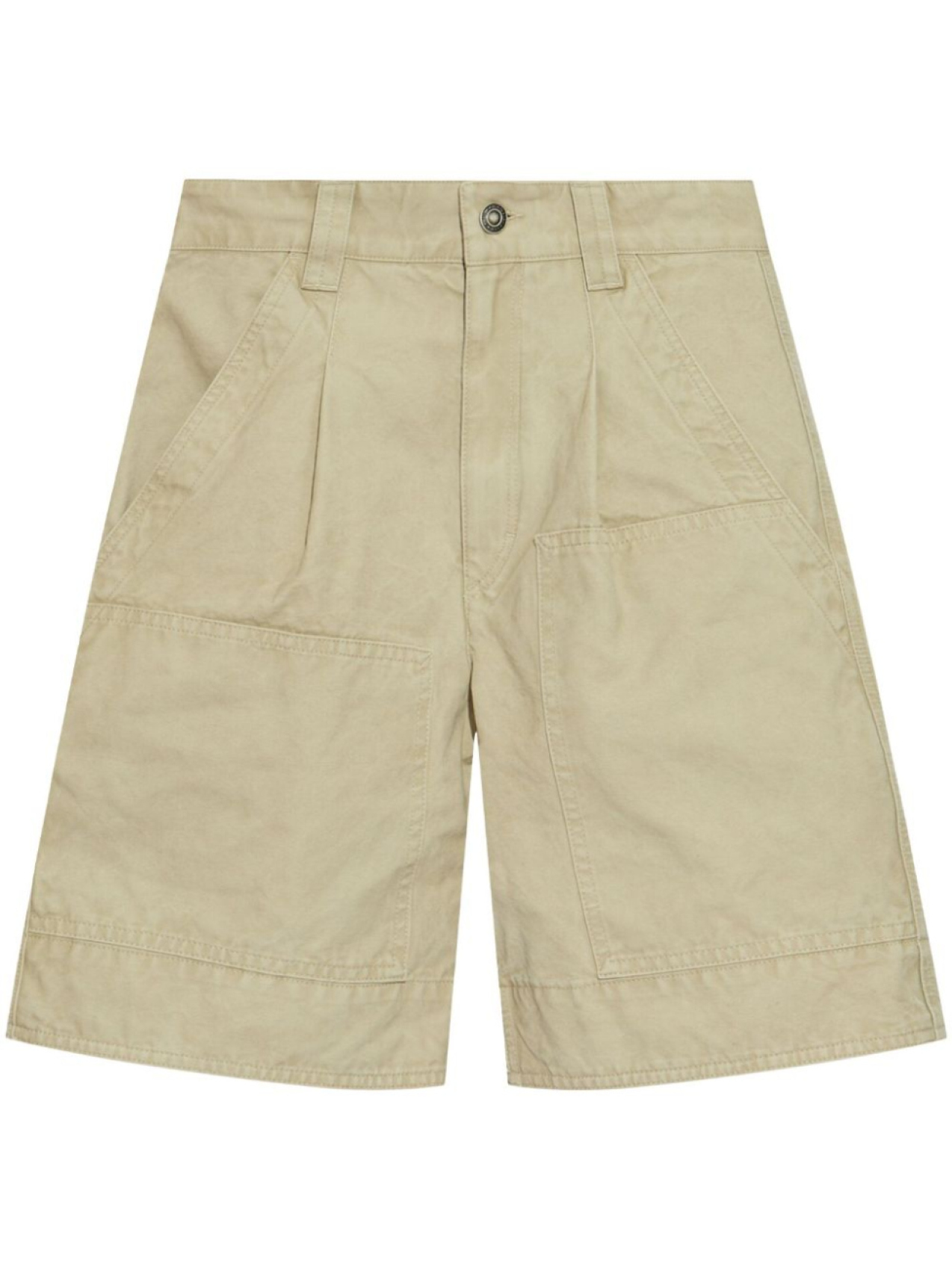 

MARANT ÉTOILE хлопковые шорты, нейтральный цвет