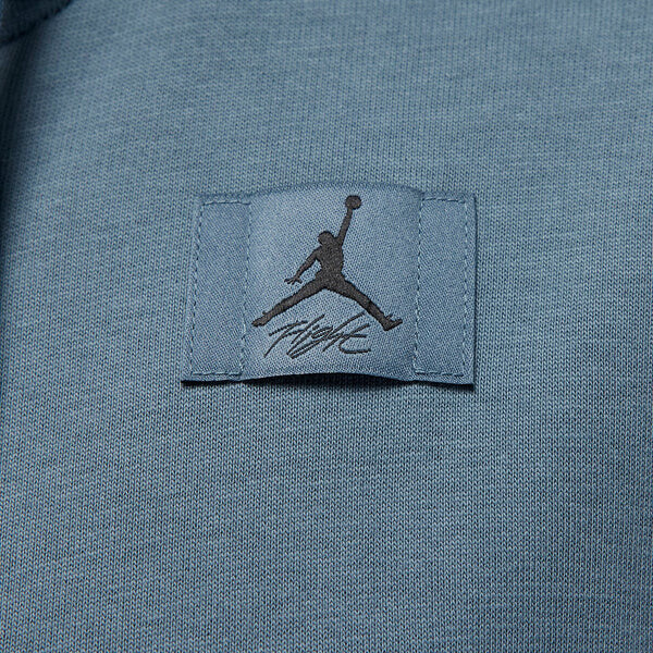 Толстовка (WMNS) Air Jordan Flight Full-Zip Hoodie 'Ozone Blue', синий — фото 4