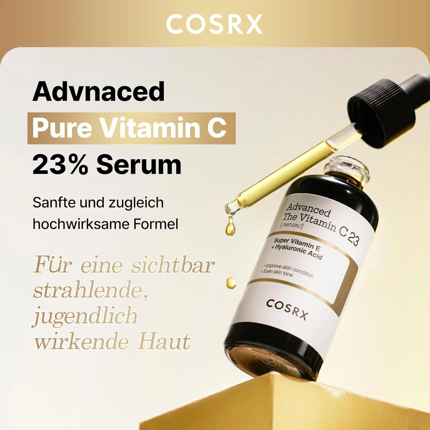 Бустер Cosrx — Advanced Pure Vitamin C % с витамином E и глутатионом, 20 мл — фото 2