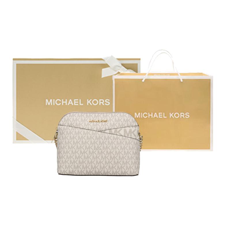 

Jet Set Travel Medium Logo Dome Crossbody Bag MICHAEL KORS, gift set (basic set+box+shopping bag)
