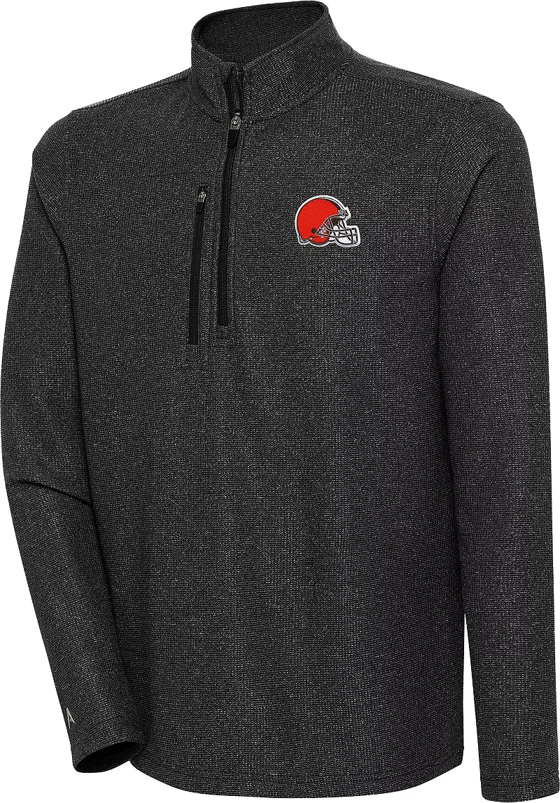 

Мужской пуловер с молнией в четверть Antigua Cleveland Browns Revolution