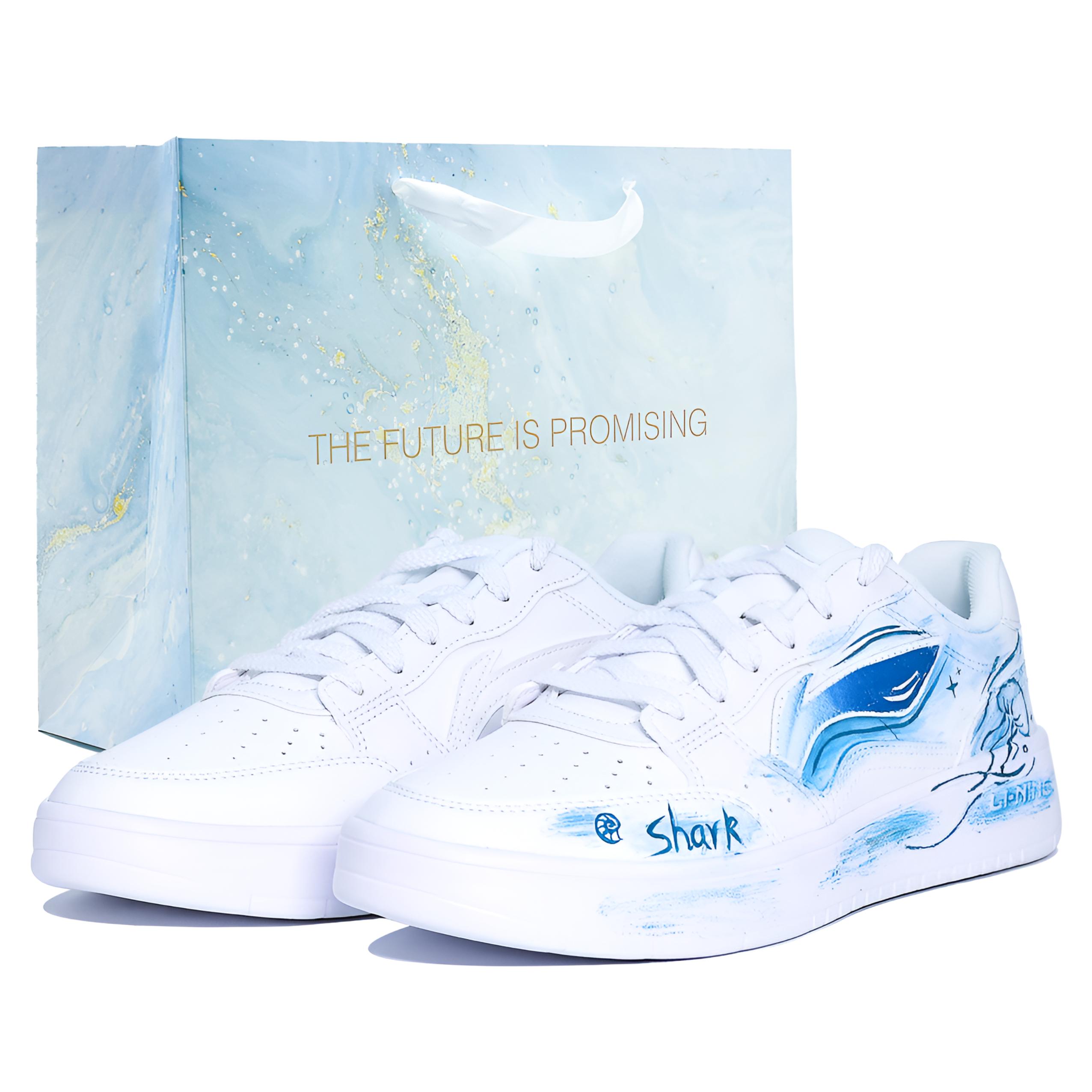 

Acer Truncatum нескользящие амортизаторы с устойчивостью к истиранию низкие кроссовки для скейтбординга мужские LINING, белый