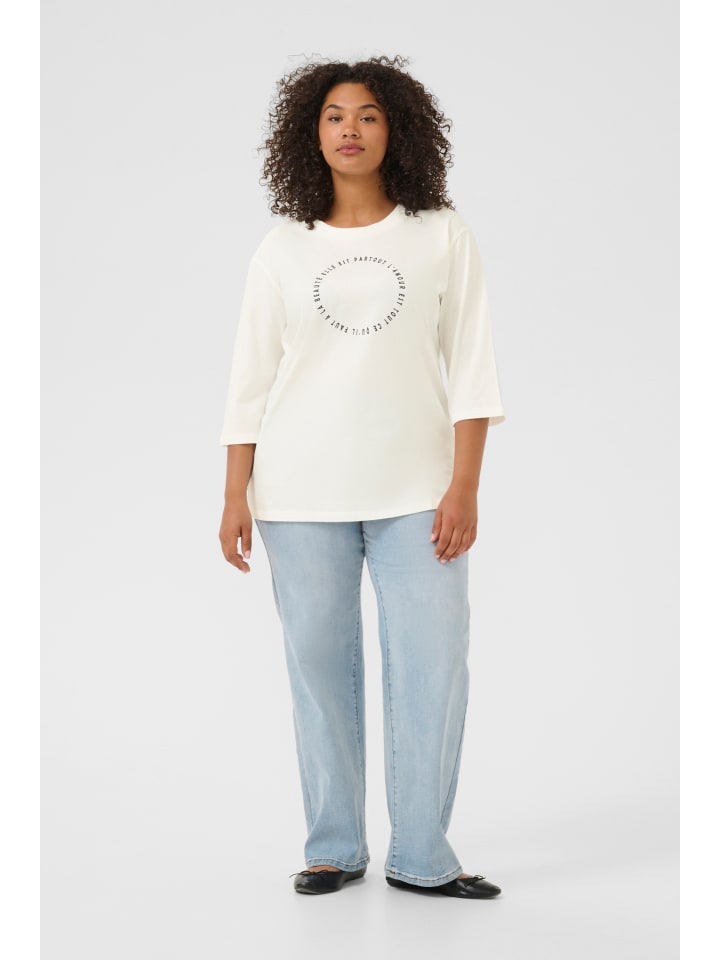 

Футболка KCworth свободного кроя цвета Chalk KAFFE curve