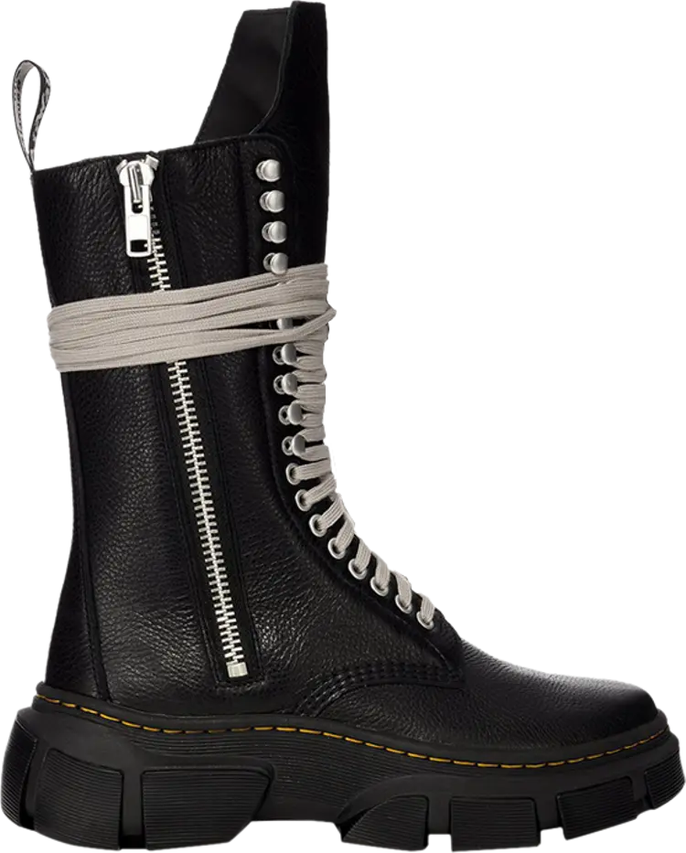 Кроссовки Dr. Martens x Rick Owens Wmns 1918 DMXL Calf Length Boot 'Black', черный