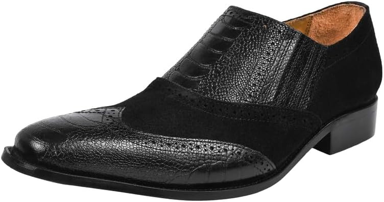 

Мужские лоферы LIBERTYZENO Penny из натуральной кожи для взрослых, удобные слипоны на Рождество, черный