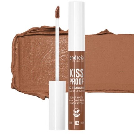 Губная помада Lips No Transfer Kiss Proof 06 «Молочный шоколад», Andreia Professional — фото 4