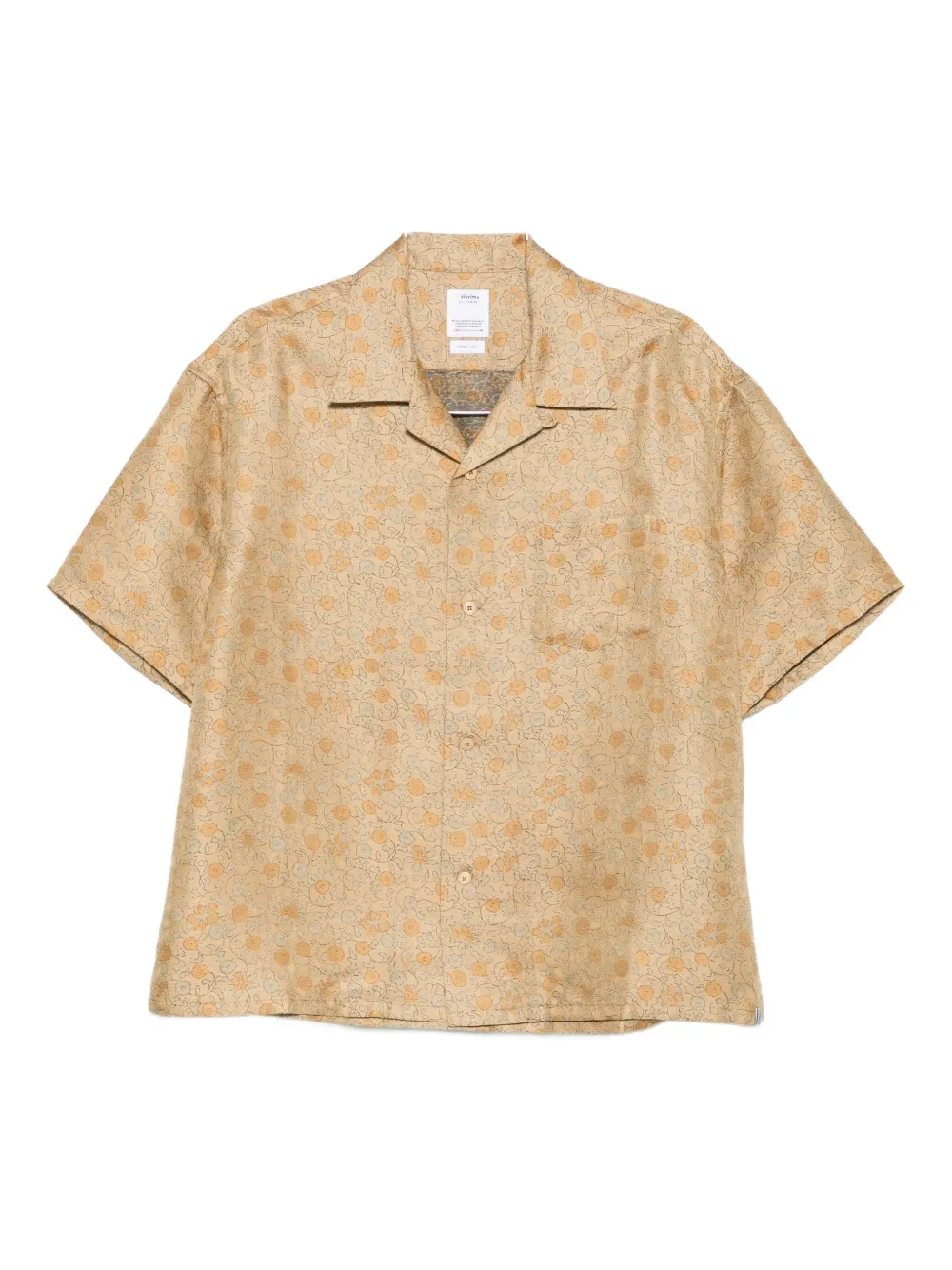 

Рубашка Crosby с цветочным жаккардом visvim, нейтральный