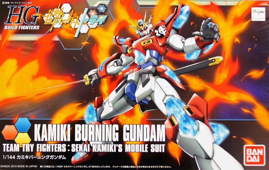 

Gundam - HGBF Kamiki Burning Gundam 1/144 - комплект модели Inna marka