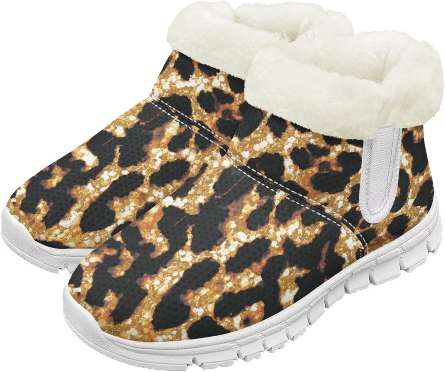 

Pzuqiu Детские водонепроницаемые зимние ботинки для снега - теплые, с меховой подкладкой для мальчиков и девочек (малыши/маленькие дети/старшие дети), белая подошва