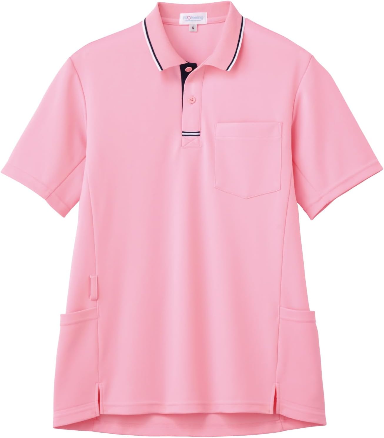 

Футболка-поло с коротким рукавом PROFeeling (унисекс) - прохладная, с боковыми карманами, лавандовый, розовый