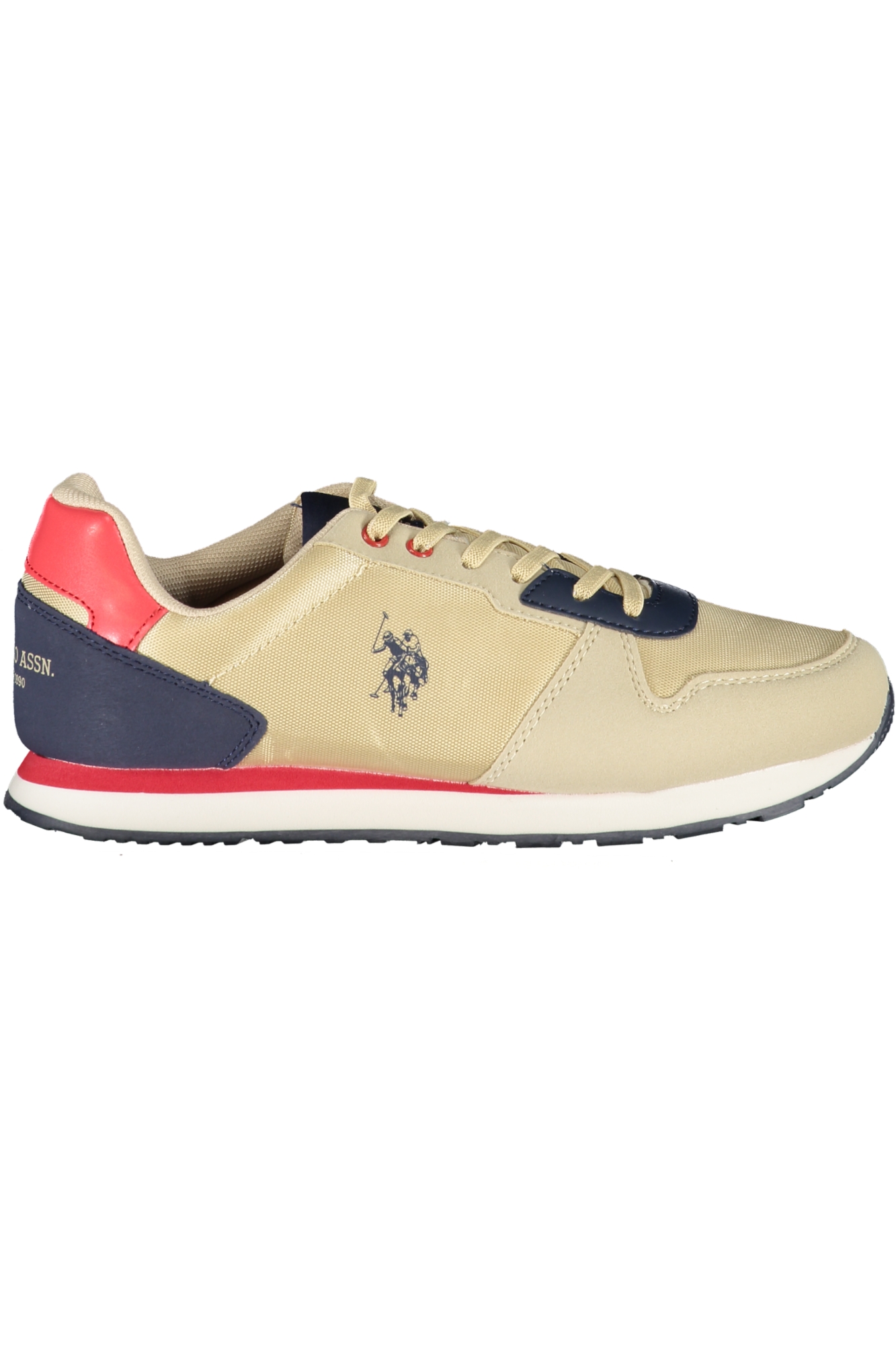 

Кроссовки детские U.S. Polo Assn., бежевый / синий / красный