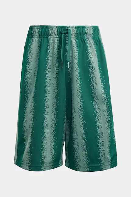 Шорты детские с узором Adidas Originals, зеленый — фото 2