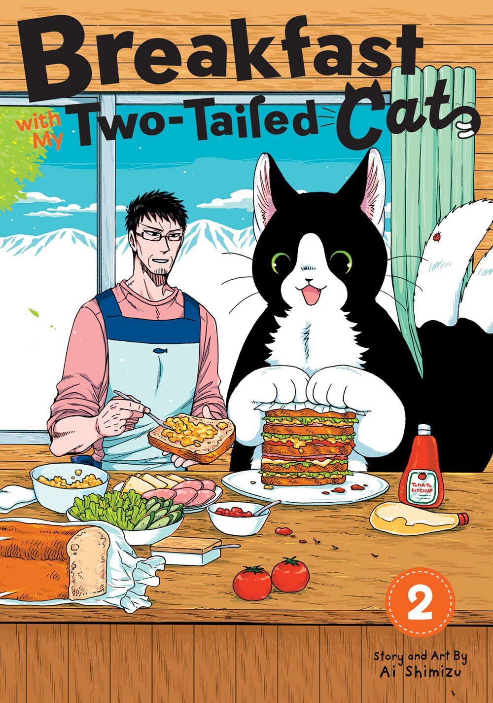 

Манга Breakfast with My Two-Tailed Cat Manga Volume 2