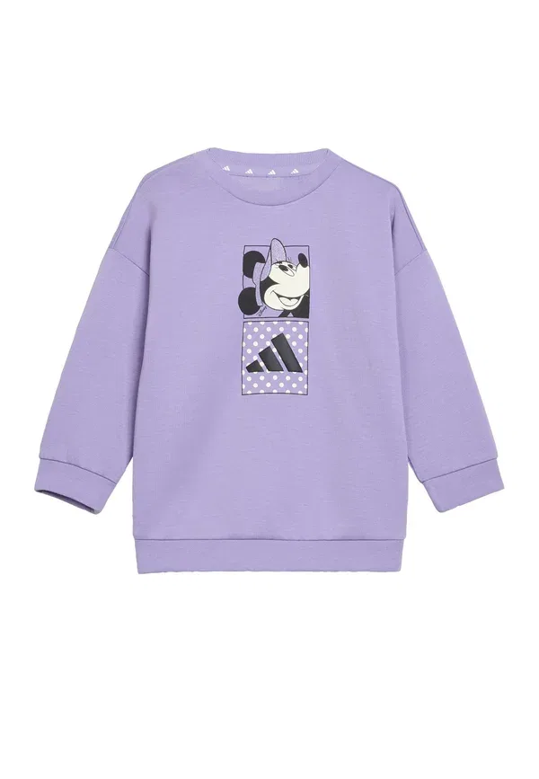 Детский спортивный костюм Adidas Performance Infants Disney Minnie Jogger Set, волшебная сирень/офф-вайт — фото 4