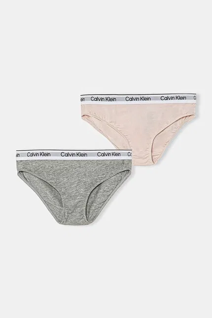 Трусы детские хлопковые 2 шт Calvin Klein Underwear, розовый