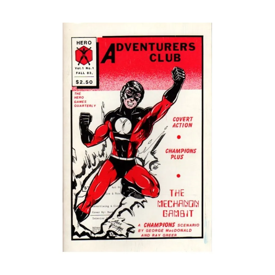 

Журнал #1 "The Mechanon Gambit - Champions Scenario", Adventurer's Club Magazine