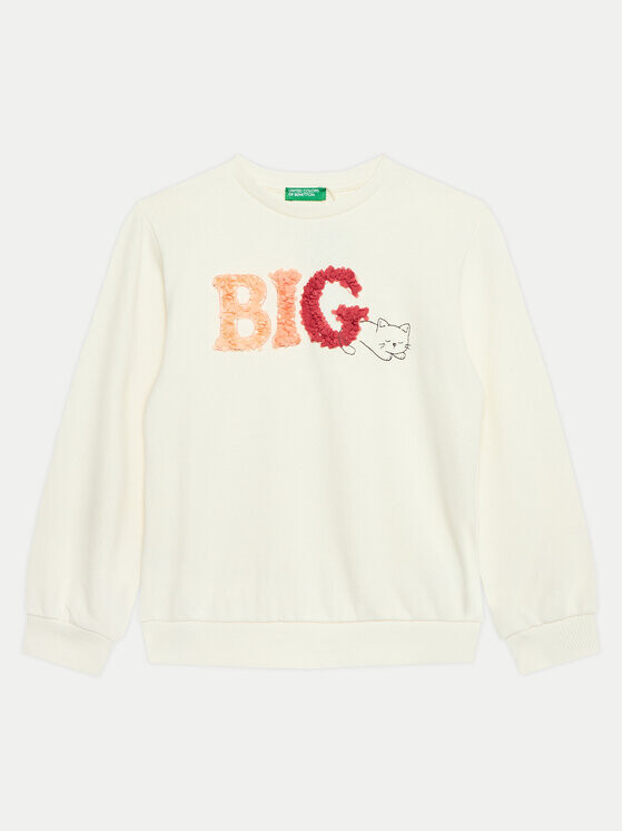 

Толстовка обычного кроя United Colors Of Benetton, экрю