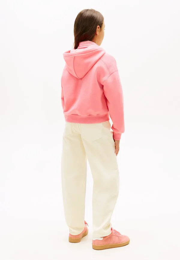 Худи с текстурированным логотипом, свободного кроя. Tommy Hilfiger, Tropical Blush — фото 3