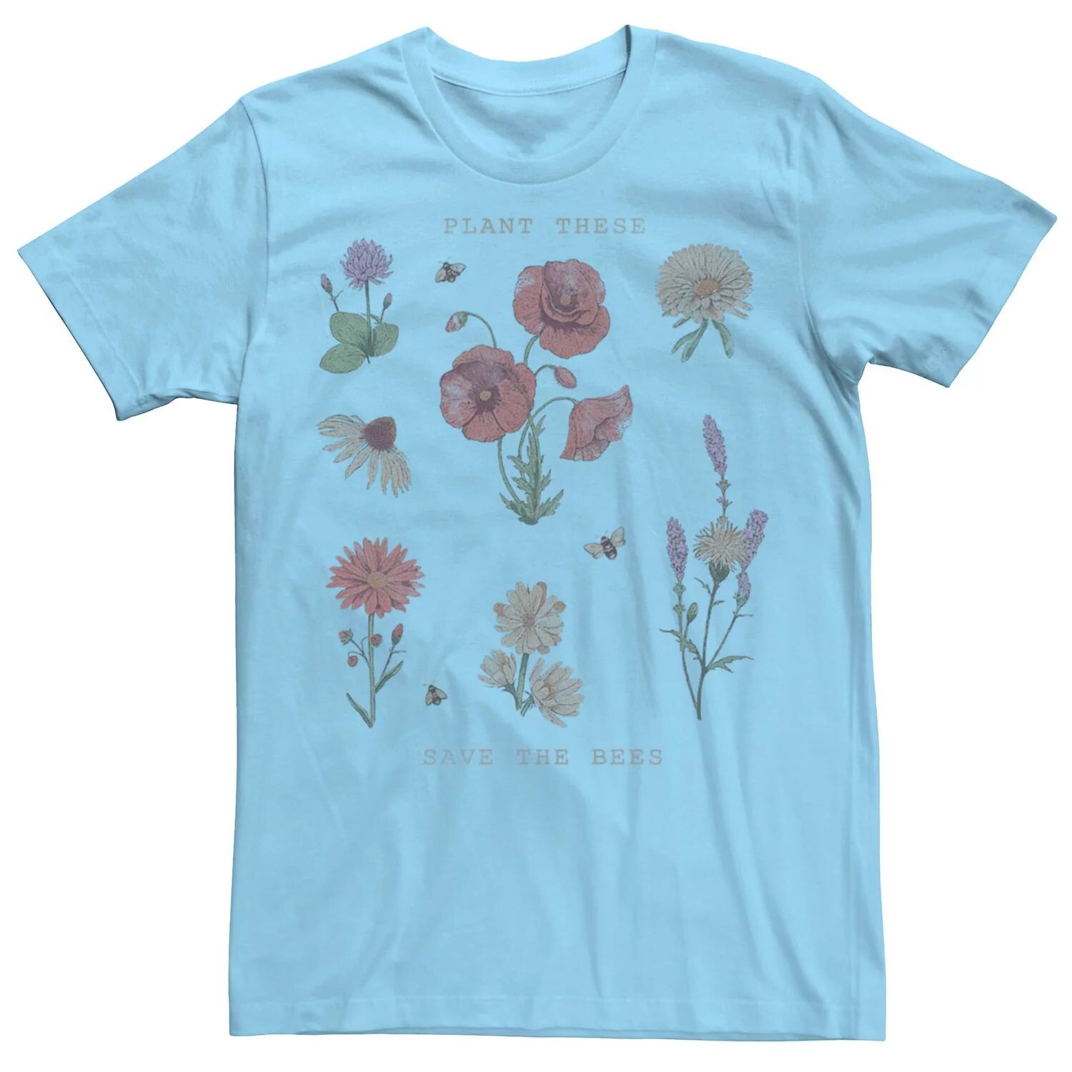 

Мужская футболка Plant This Save The Bees Flowers Licensed Character