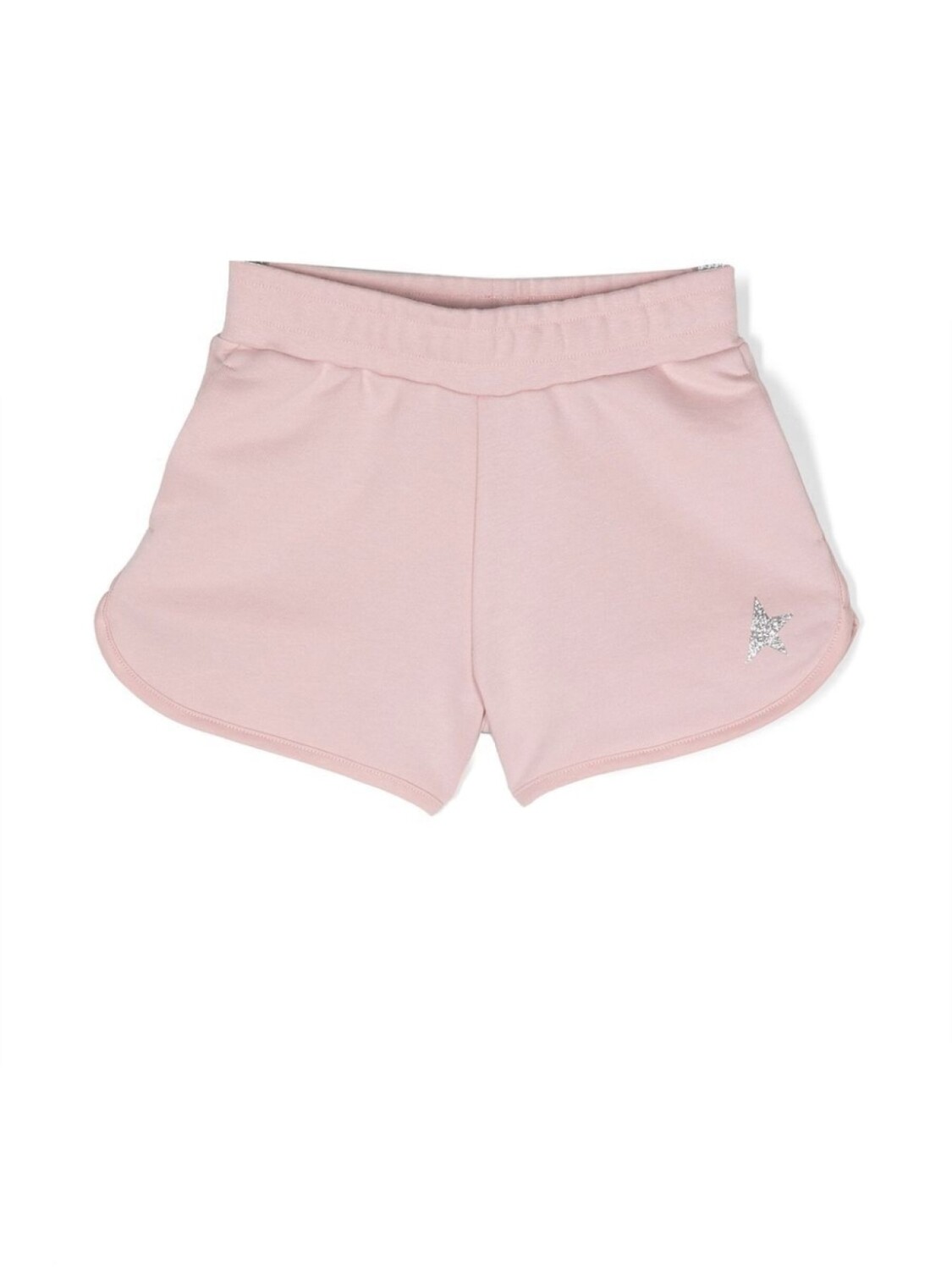 

Golden Goose Kids шорты с принтом, розовый