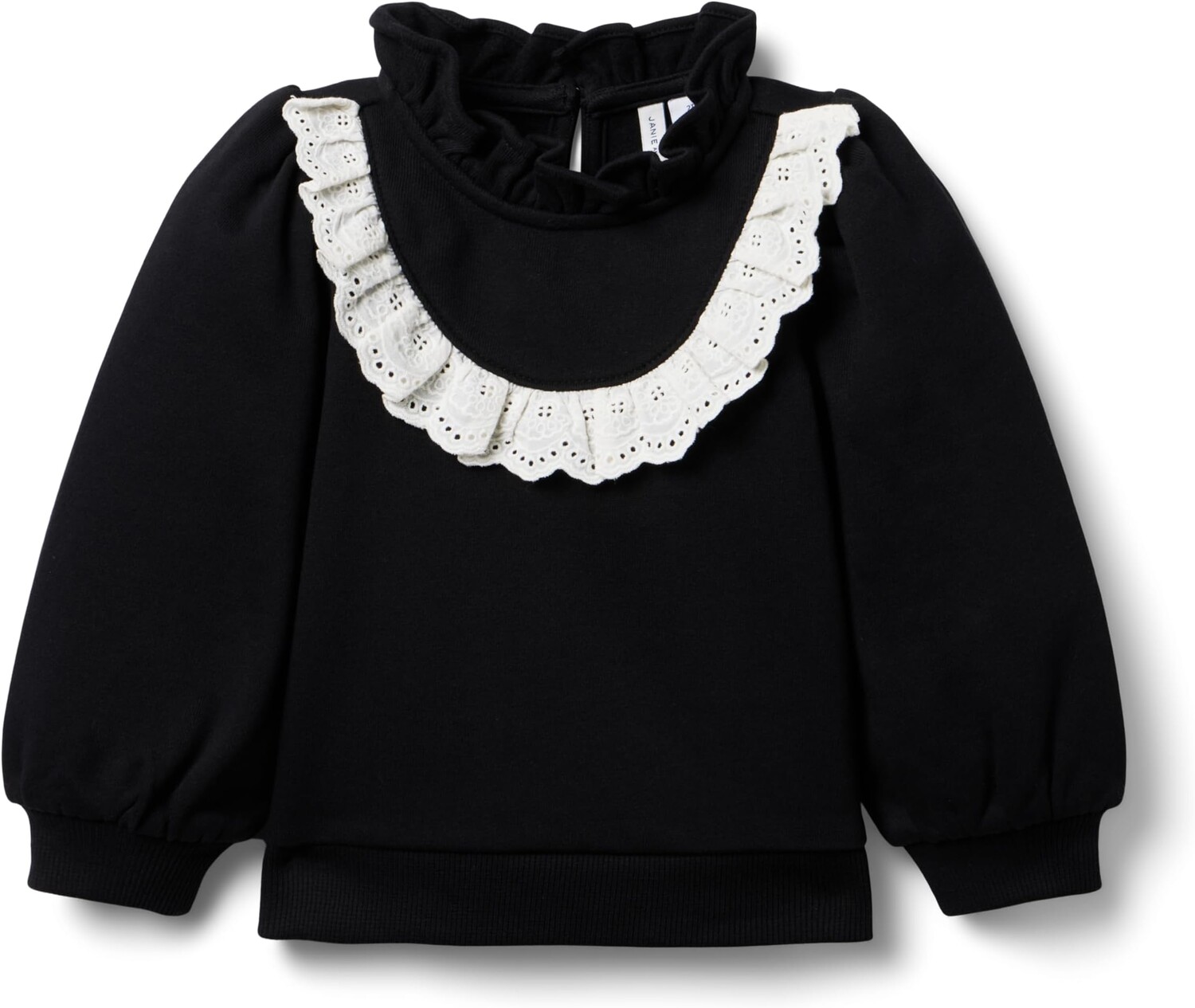 

Толстовка Janie and Jack Eyelet Trim Sweatshirt, белый