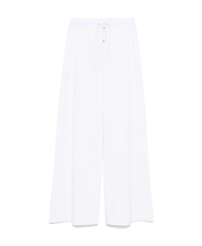 

Хлопковые брюки для отдыха Moschino, белый