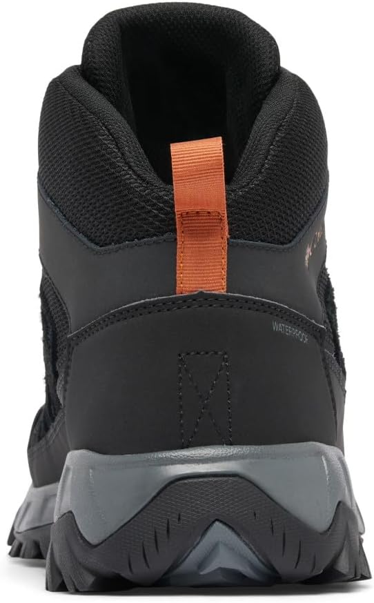 Мужские водонепроницаемые походные ботинки Columbia Strata Trail Mid, Black/Owl — фото 4