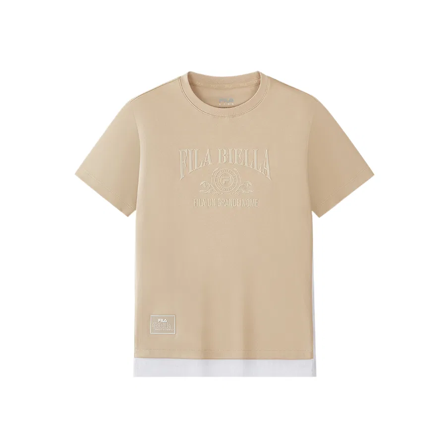 Футболка FILA KIDS с круглым вырезом Wheat Khaki