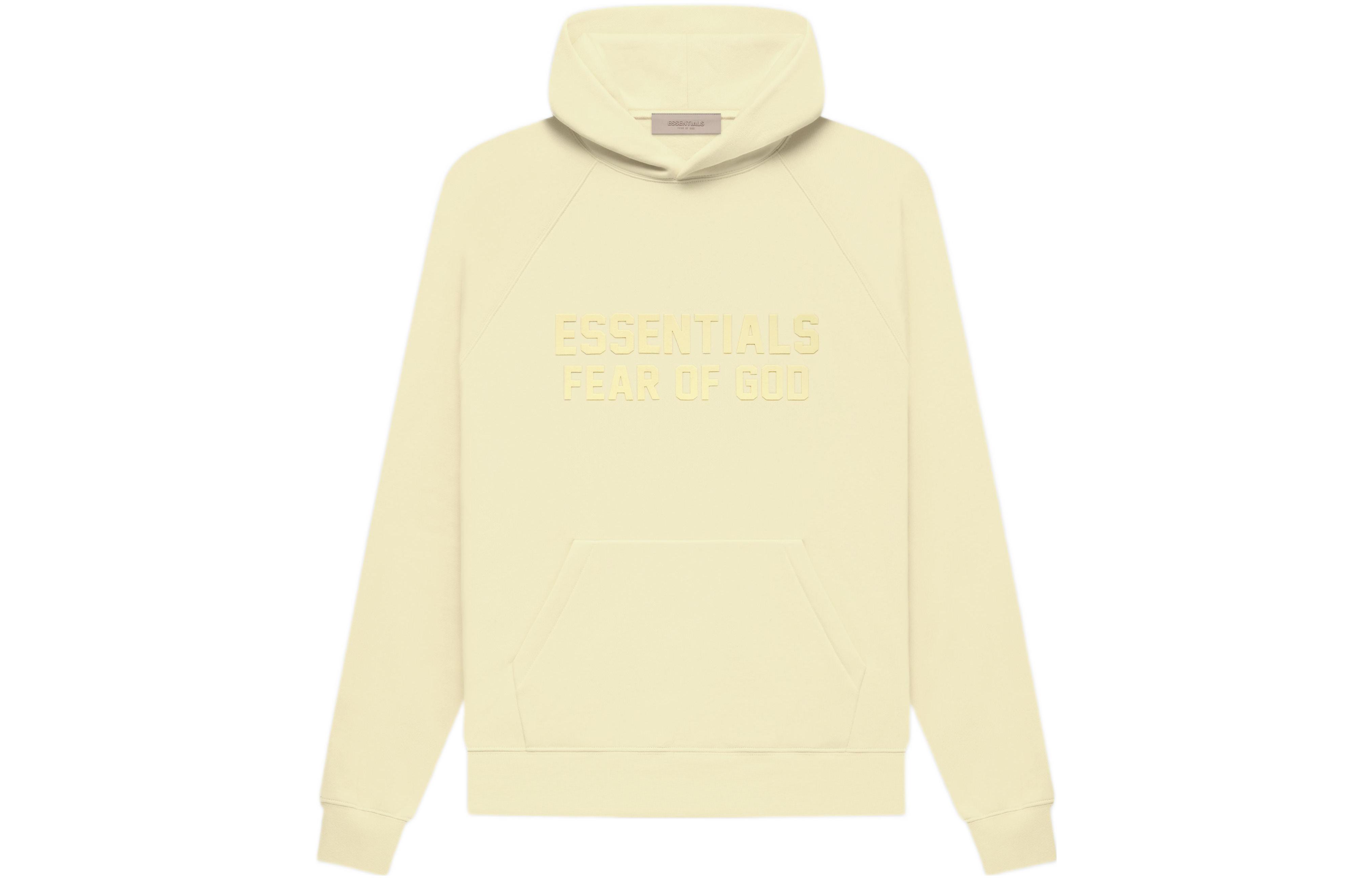 Толстовка с капюшоном Fear Of God Essentials, Канареечно-желтый — фото 2