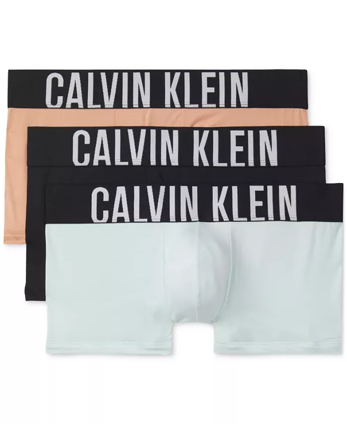 

Комплект из 3 мужских трусов-боксеров Intense Power Micro с низкой посадкой Calvin Klein, мультиколор