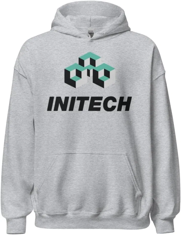 Худи Initech - Забавная толстовка с длинными рукавами и капюшоном унисекс - Худи для мужчин и женщин - Подарки на тему офиса и космоса