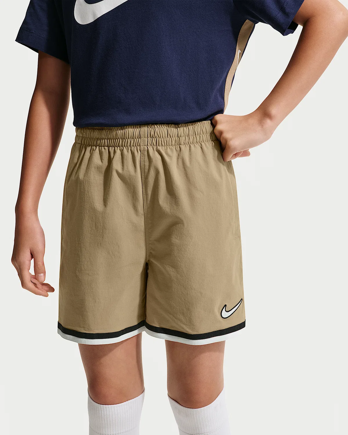Детские футбольные шорты Dri-FIT Nike Energy, Filbert/Off Noir/Summit White/Summit White — фото 3
