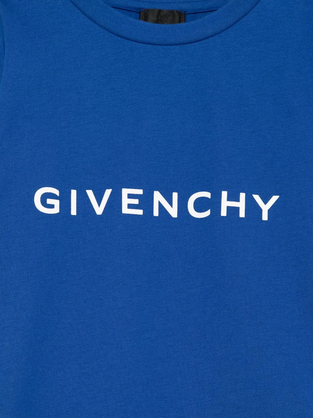 Лонгслив с логотипом Givenchy Kids, синий — фото 3