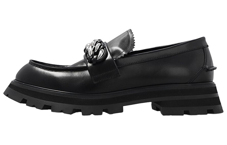 

Туфли мужские Alexander Mcqueen с массивной пряжкой, черный