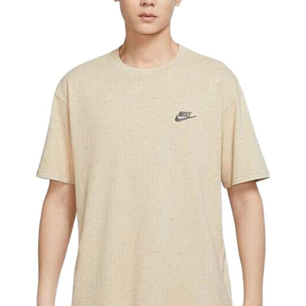 Футболка Nike Sportswear Club T-Shirt 'Beige', бежевый — фото 3