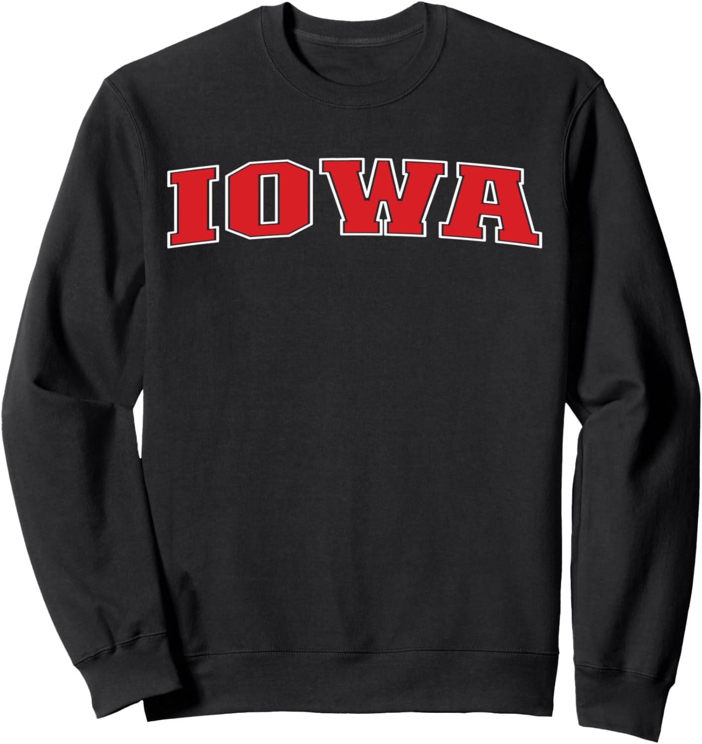 

Сувенирная толстовка с надписью «Iowa State Souvenir Travel College Sports Style Red Letter Sweatshirt», черная (black 19-3911tcx), размер S Iowa State Apparel, Черный, Сувенирная толстовка с надписью «Iowa State Souvenir Travel College Sports Style Red L