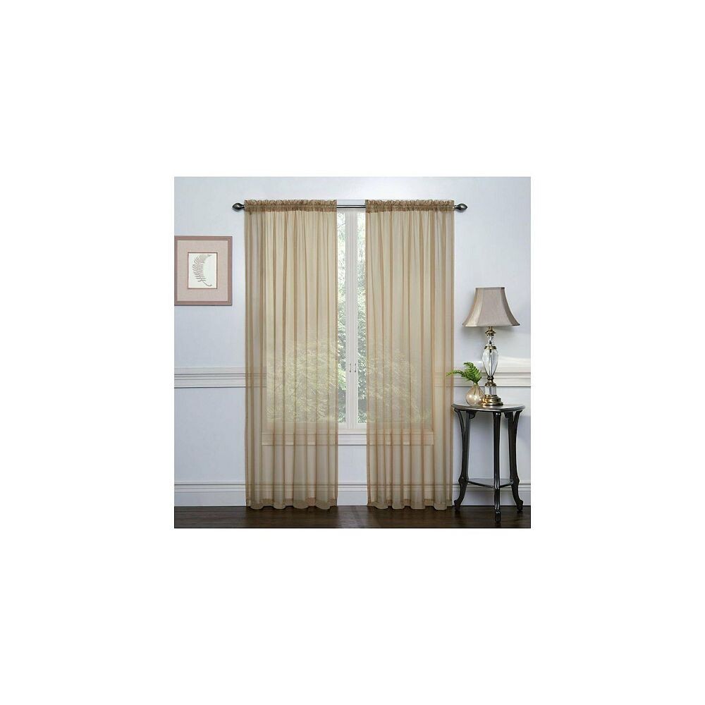

Kate Aurora Basic, 2 комплекта оконных штор из прозрачной вуали для дома, цвет Antique