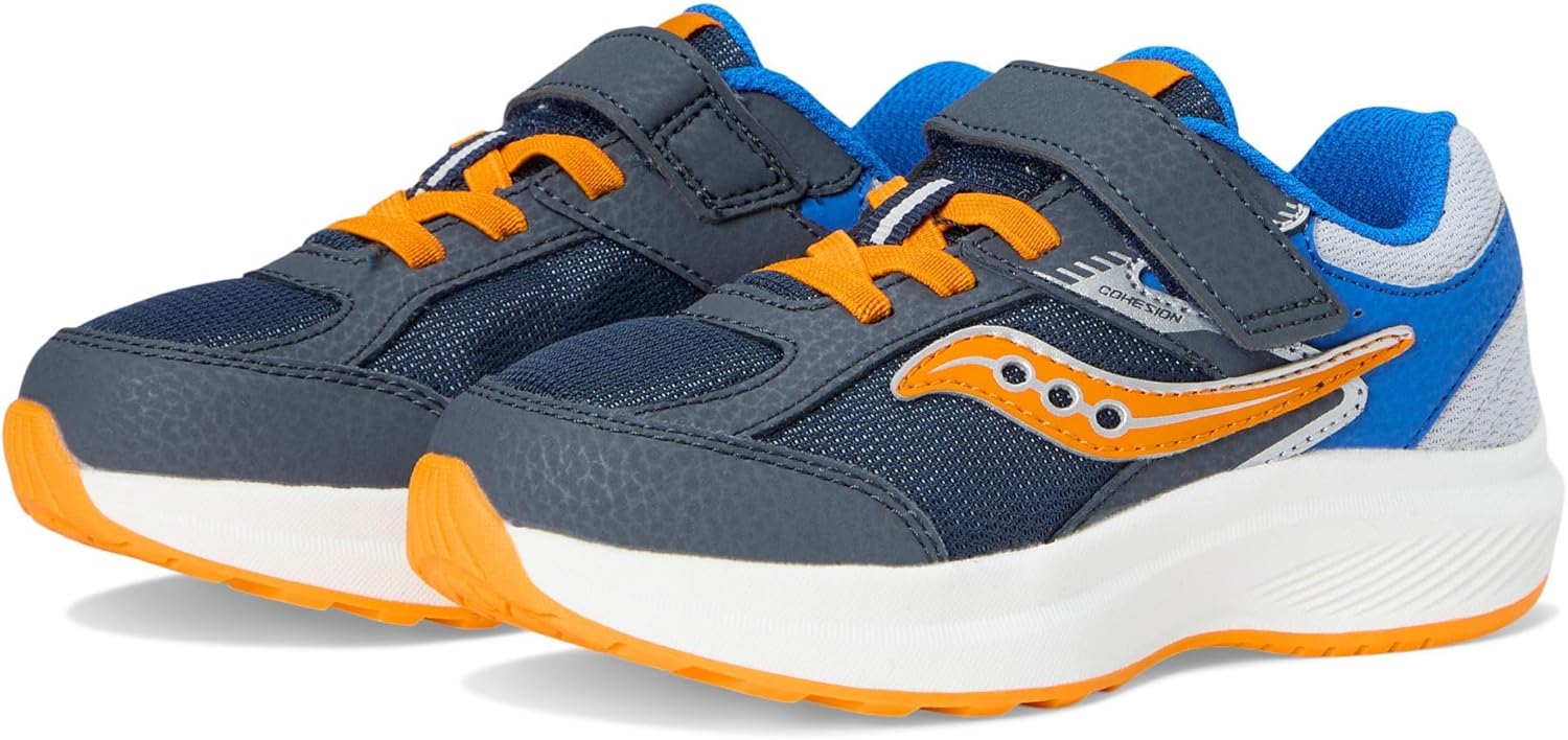

Детские кроссовки Saucony Cohesion с альтернативной застежкой для детей и подростков, синий/лиловый/темно-синий