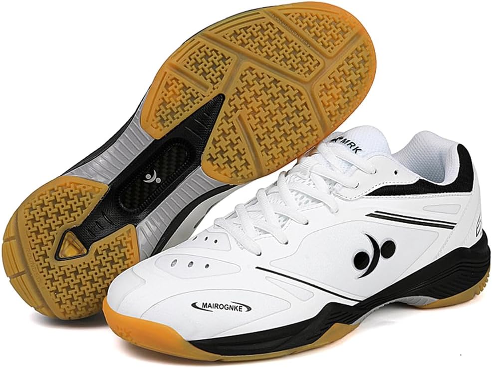 

Мужские кроссовки для пинг-понга с противоскользящей подошвой для игры в зале, легкие для ракетбола, сквоша, волейбола и пинг-понга Hiuzylqx, A