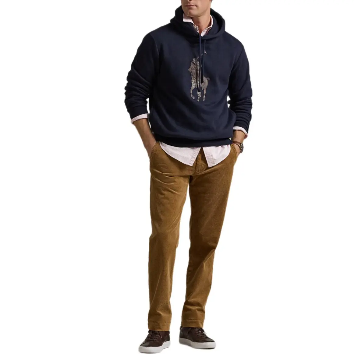 Polo Ralph Lauren Мужская толстовка FW24, темно-синяя — фото 4